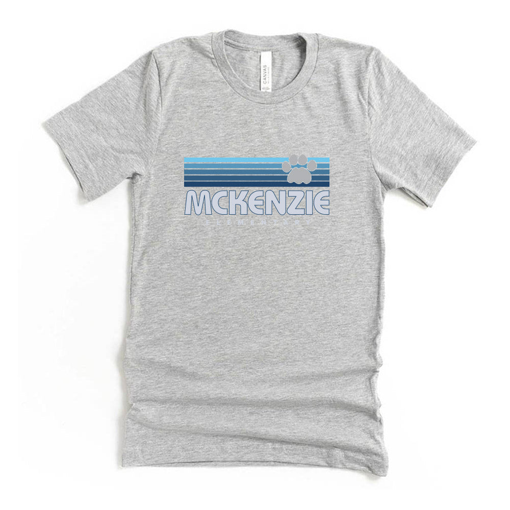 Sunset Stripes ~ Jersey T-Shirt ~ McKenzie Elementary School
