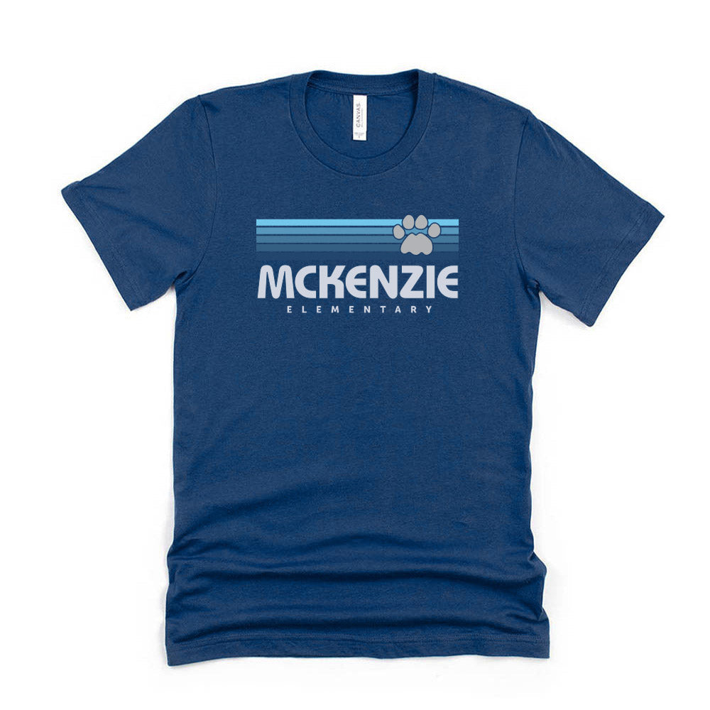 Sunset Stripes ~ Jersey T-Shirt ~ McKenzie Elementary School