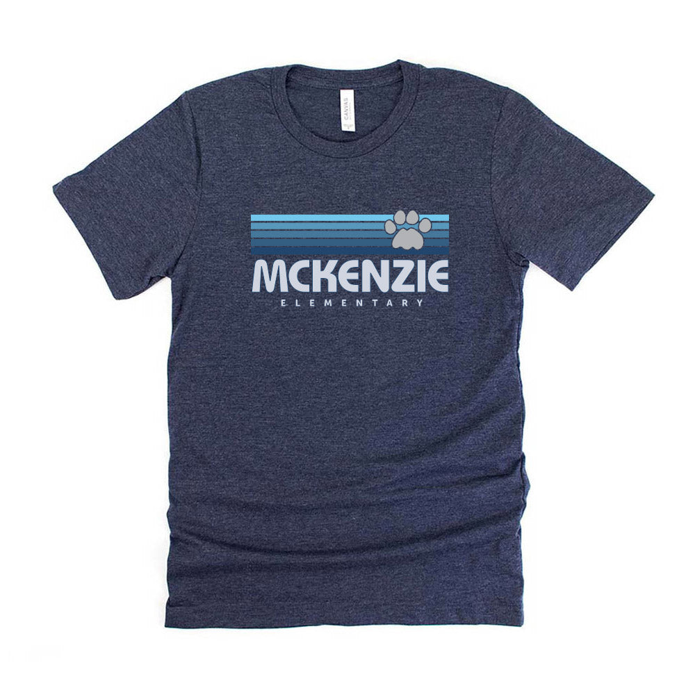 Sunset Stripes ~ Jersey T-Shirt ~ McKenzie Elementary School
