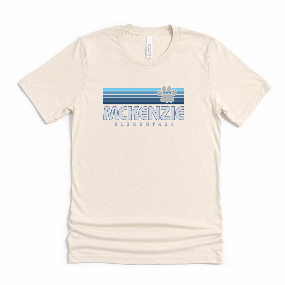 Sunset Stripes ~ Jersey T-Shirt ~ McKenzie Elementary School
