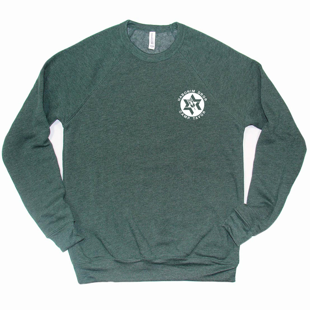 Camp Logo ~ Raglan Crewneck Sweatshirt ~ Camp Tavor