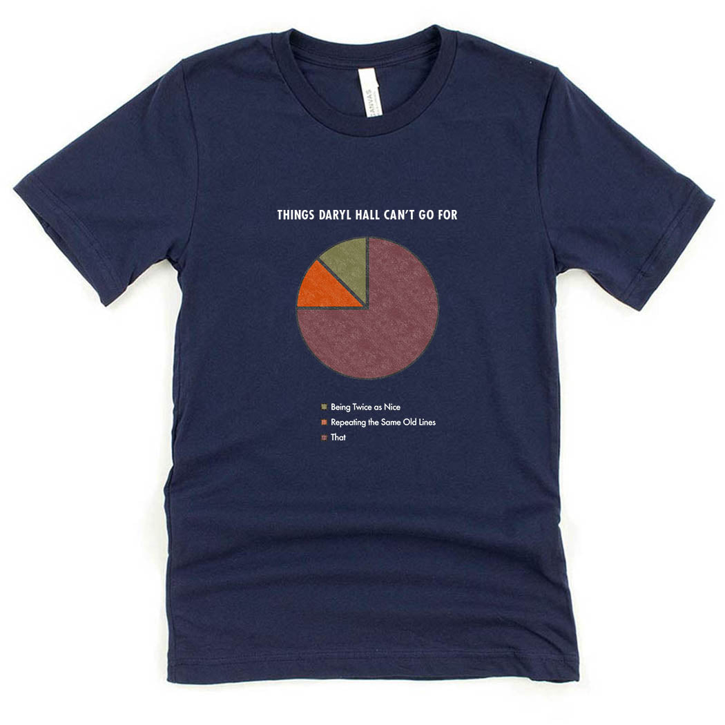 Things Daryl Hall Can't Go For ~ Jersey T-Shirt ~ humanKIND