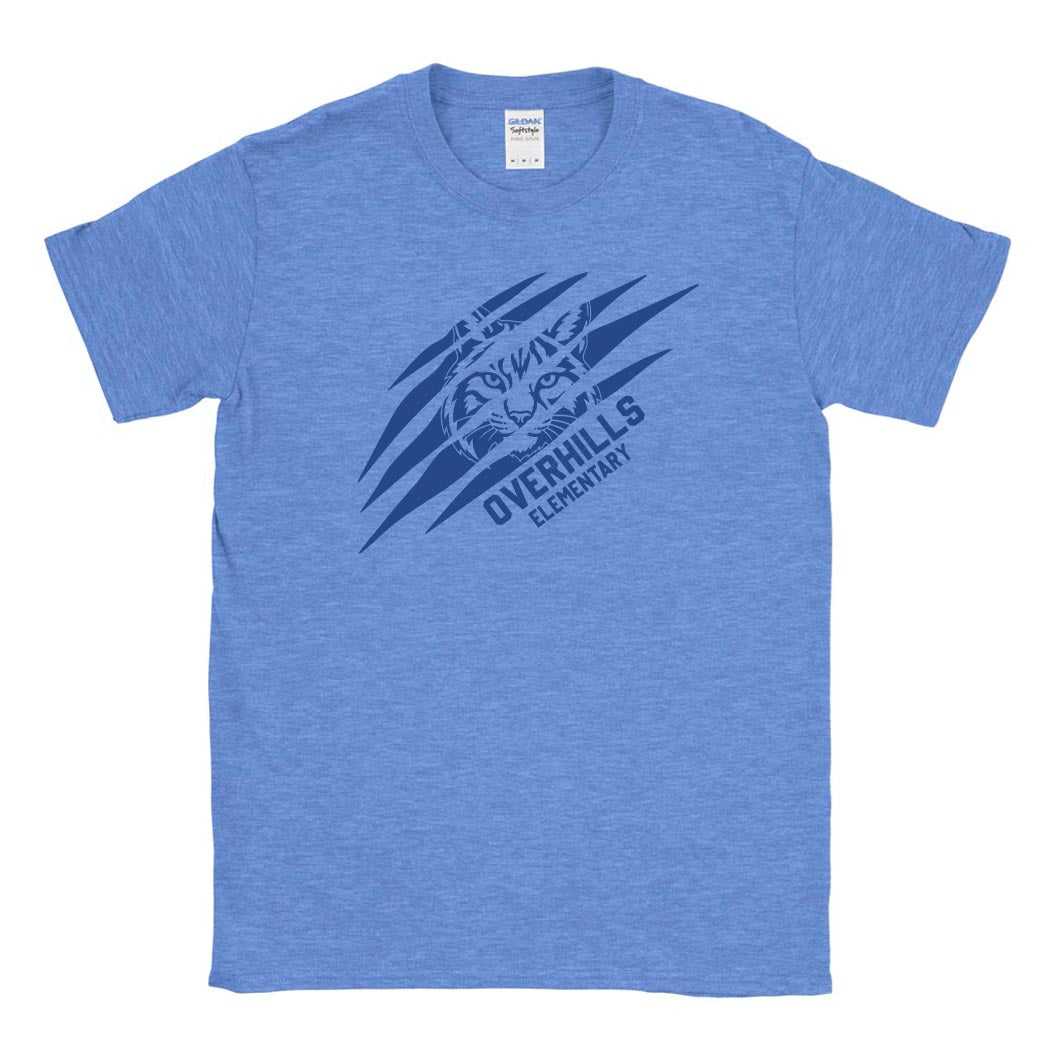 Torn - Overhills Elementary ~ Cotton T-Shirt ~ Overhills Elementary School