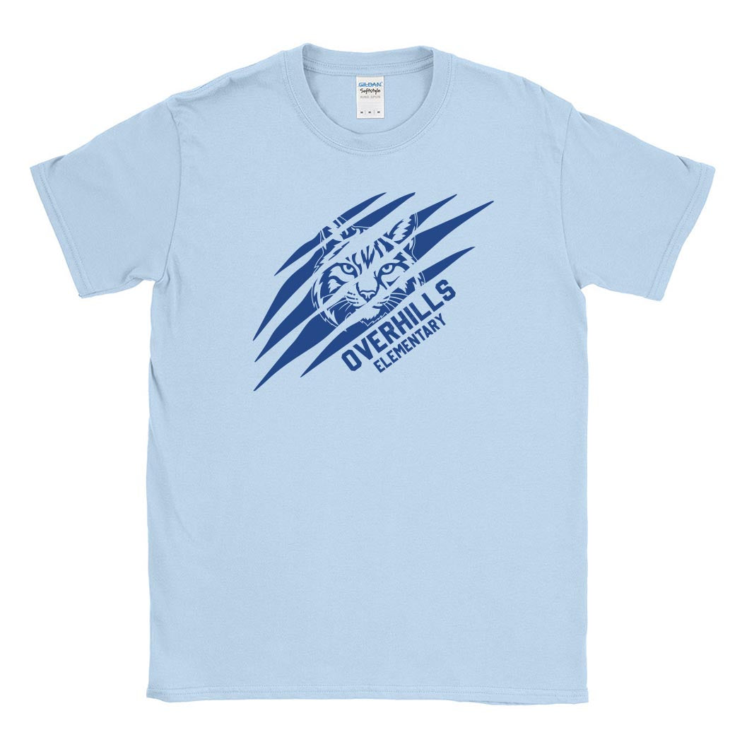 Torn - Overhills Elementary ~ Cotton T-Shirt ~ Overhills Elementary School