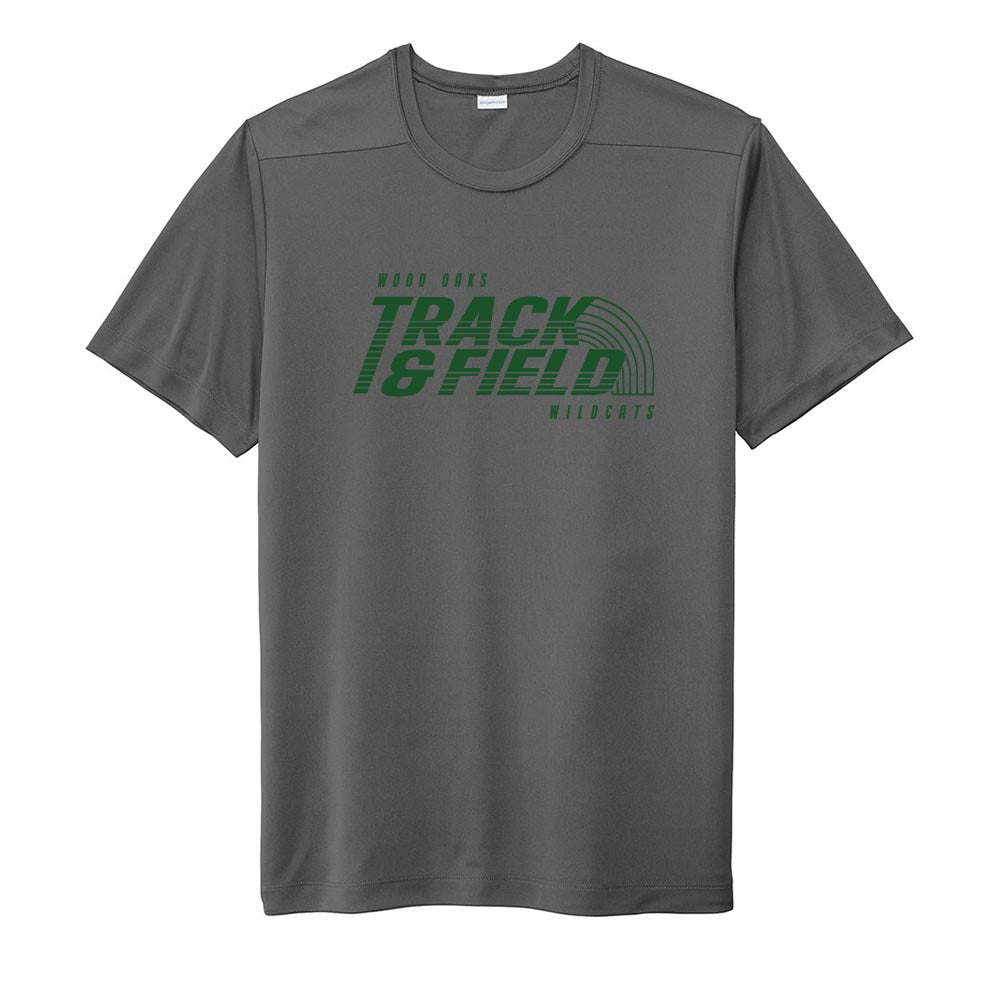 Track & Field ~ Performance Tee ~ Wood Oaks Junior High Athletics