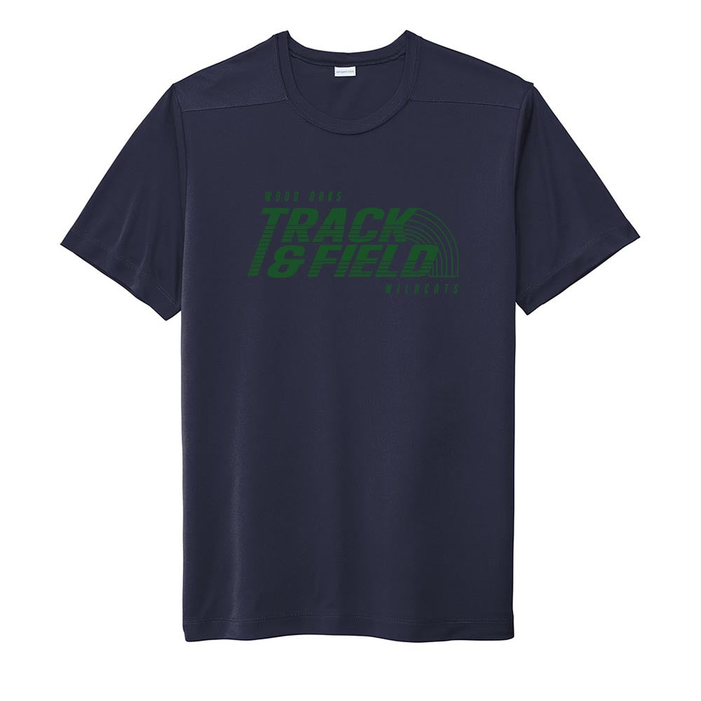 Track & Field ~ Performance Tee ~ Wood Oaks Junior High Athletics