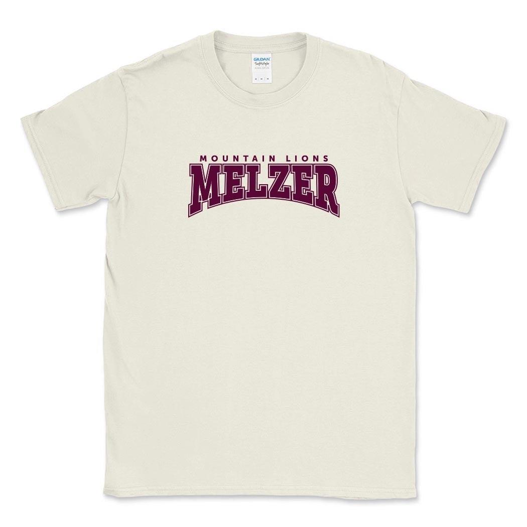 Varsity Mountain Lions ~ Cotton T-Shirt ~ Melzer Elementary School