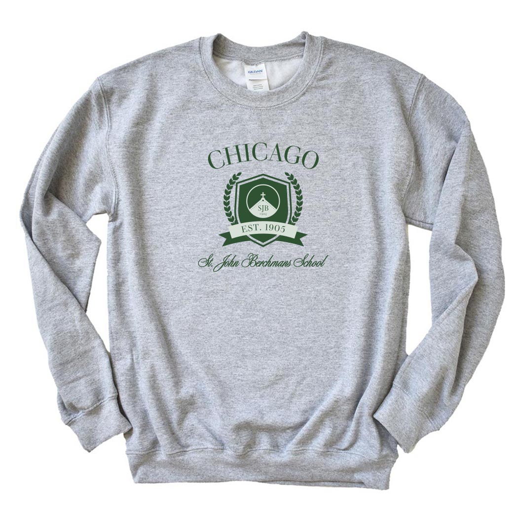 Varsity Vibe ~ Crewneck Sweatshirt ~ St. John Berchmans
