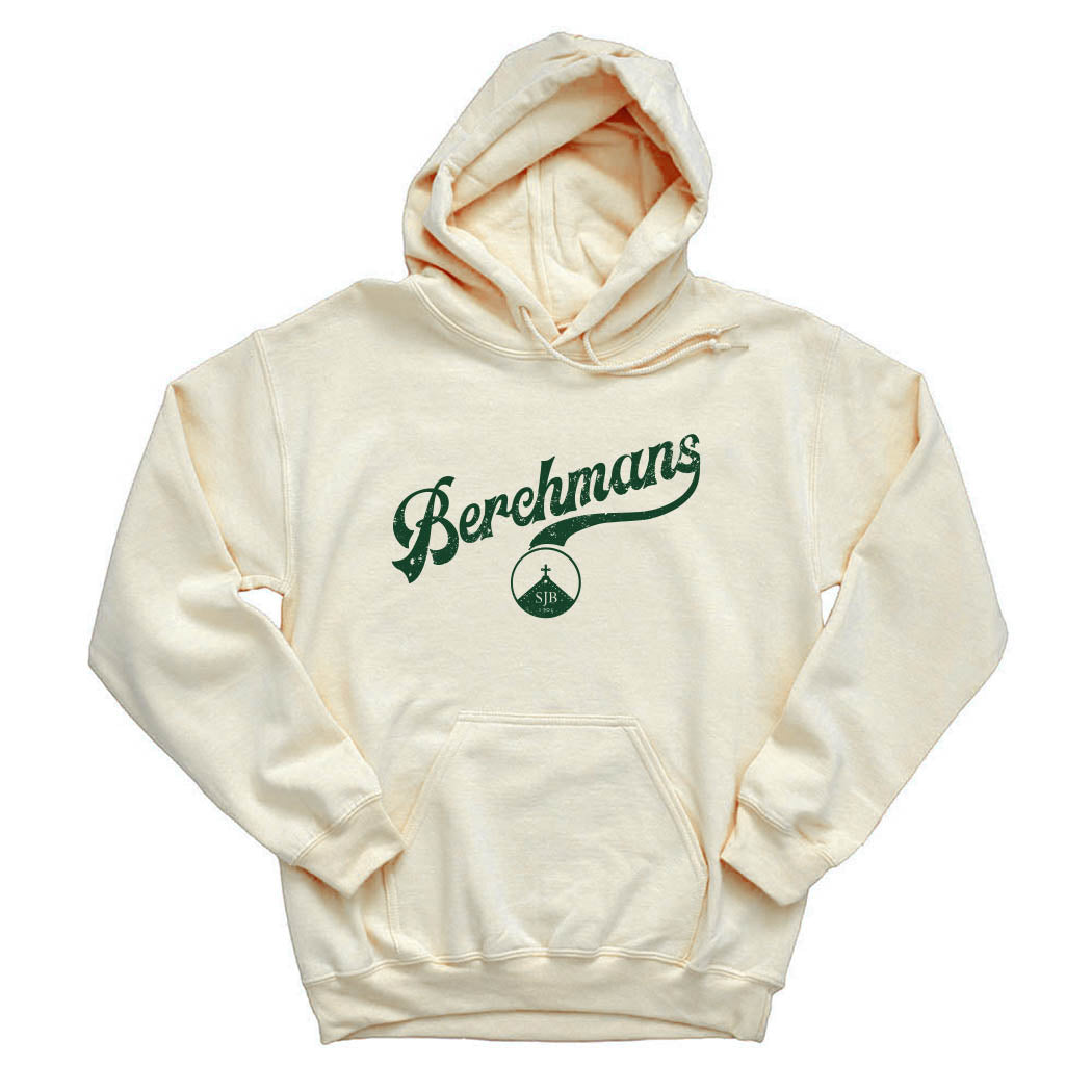 Vintage Script Berchmans ~ Hoodie ~ St. John Berchmans