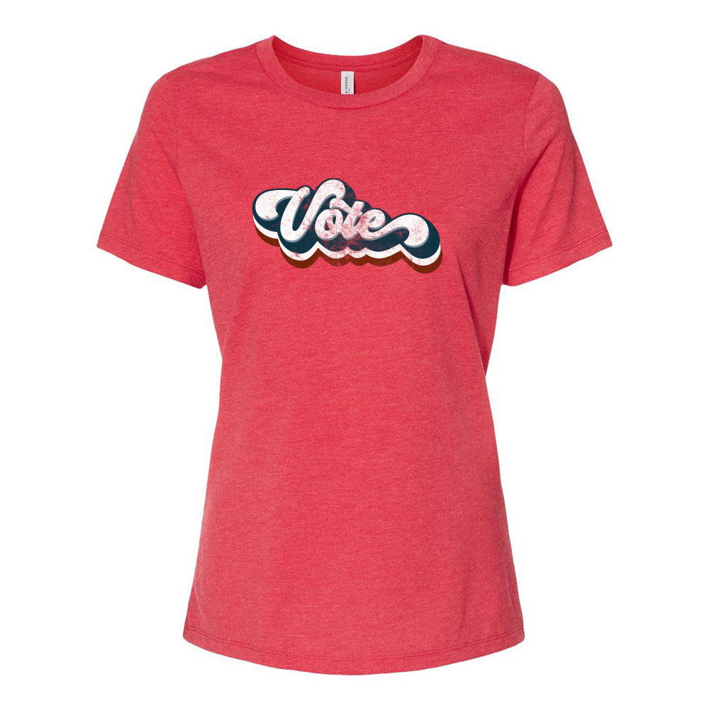 Vintage Vote ~ Women's Relaxed Jersey T-Shirt ~ LWV of Wilmette