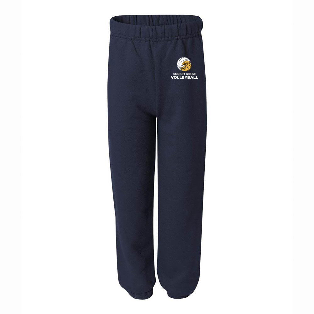 Volleyball Circle Logo ~ Sweatpants ~ Sunset Ridge Middle School