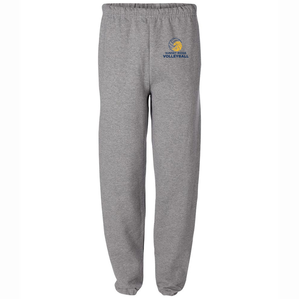 Volleyball Circle Logo ~ Sweatpants ~ Sunset Ridge Middle School