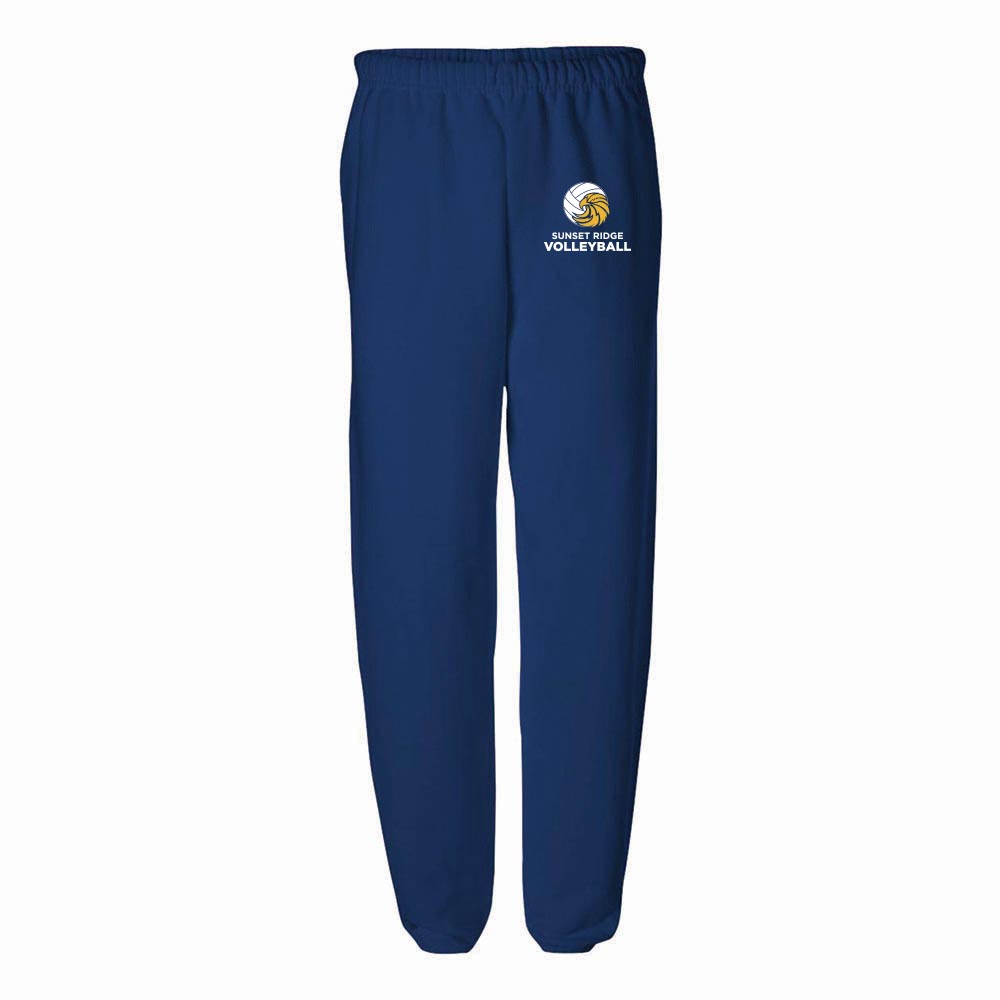 Volleyball Circle Logo ~ Sweatpants ~ Sunset Ridge Middle School