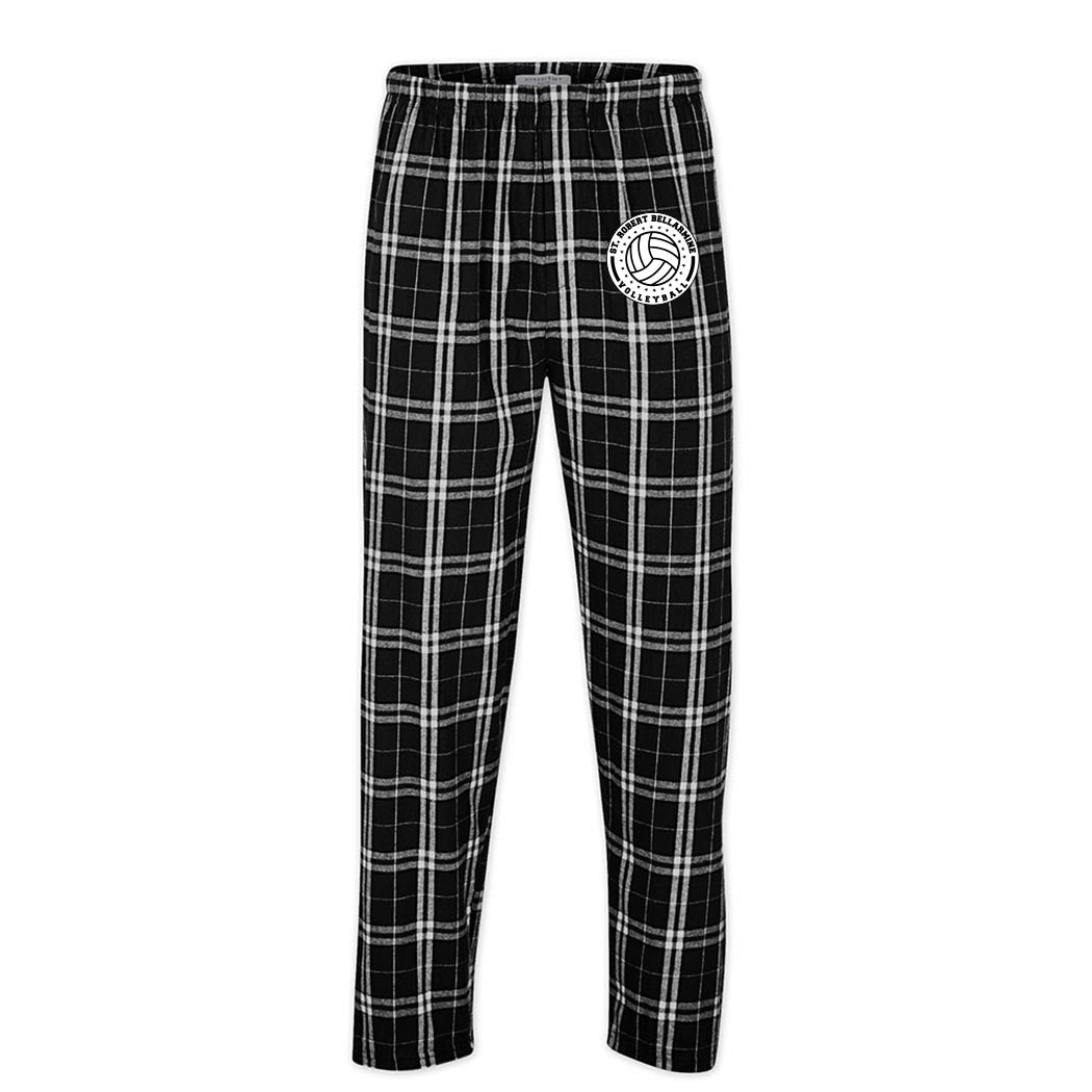 Volleyball Badge ~ Flannel Pants ~ St. Robert Bellarmine Academy