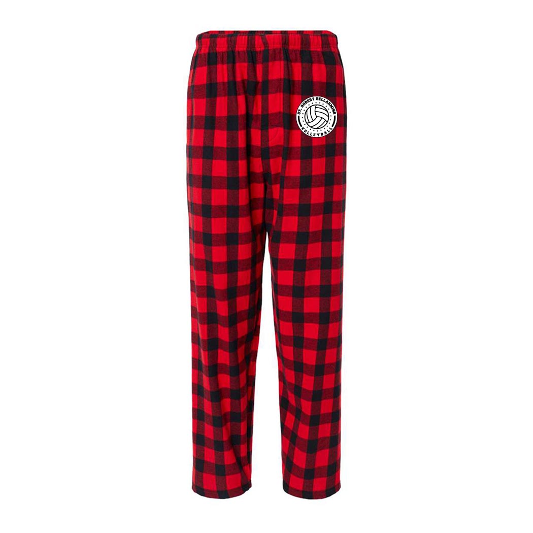Volleyball Badge ~ Flannel Pants ~ St. Robert Bellarmine Academy