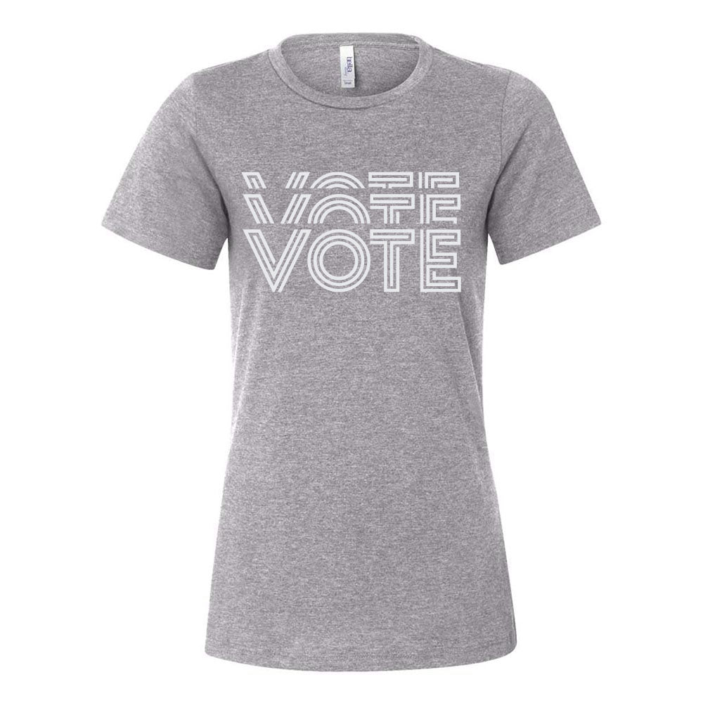 Vote Deco ~ Women's Relaxed Jersey T-Shirt ~ LWV of Wilmette