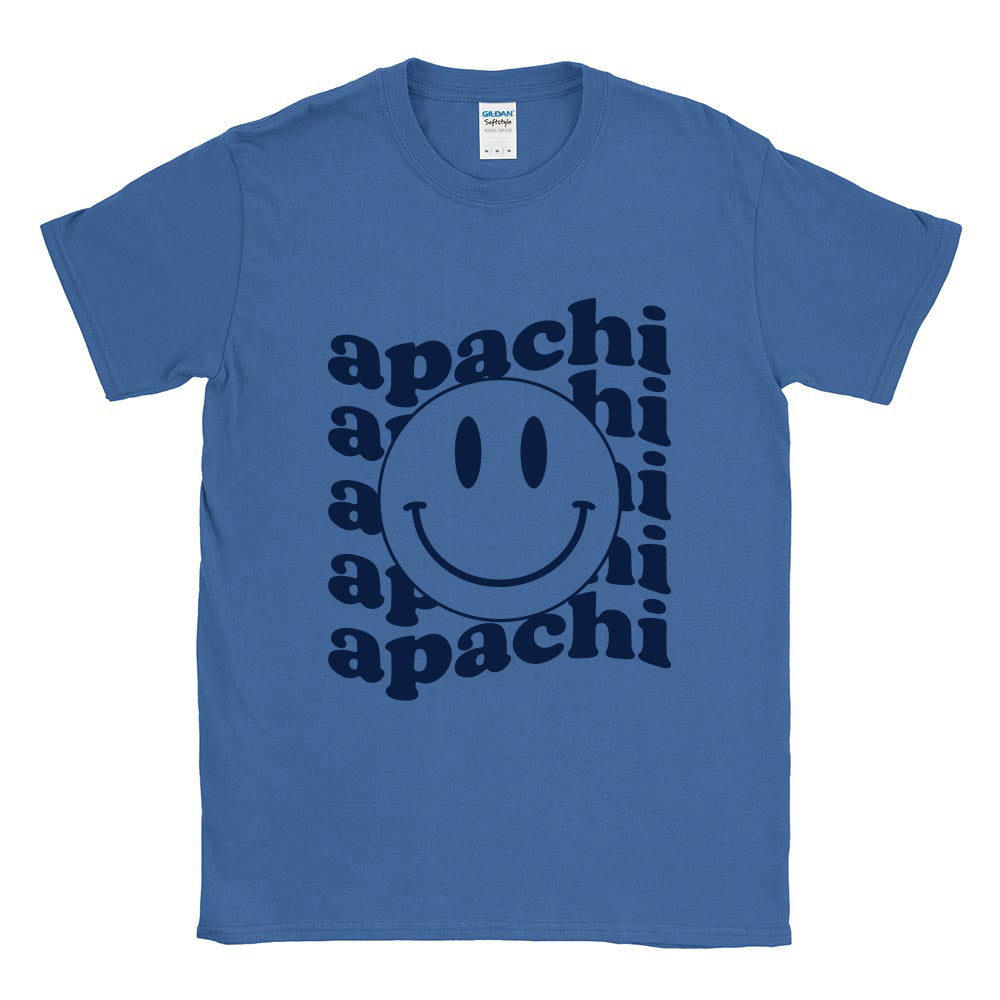 WAVY SMILEY TEE ~ APACHI DAY CAMP ~ youth ~ classic unisex fit