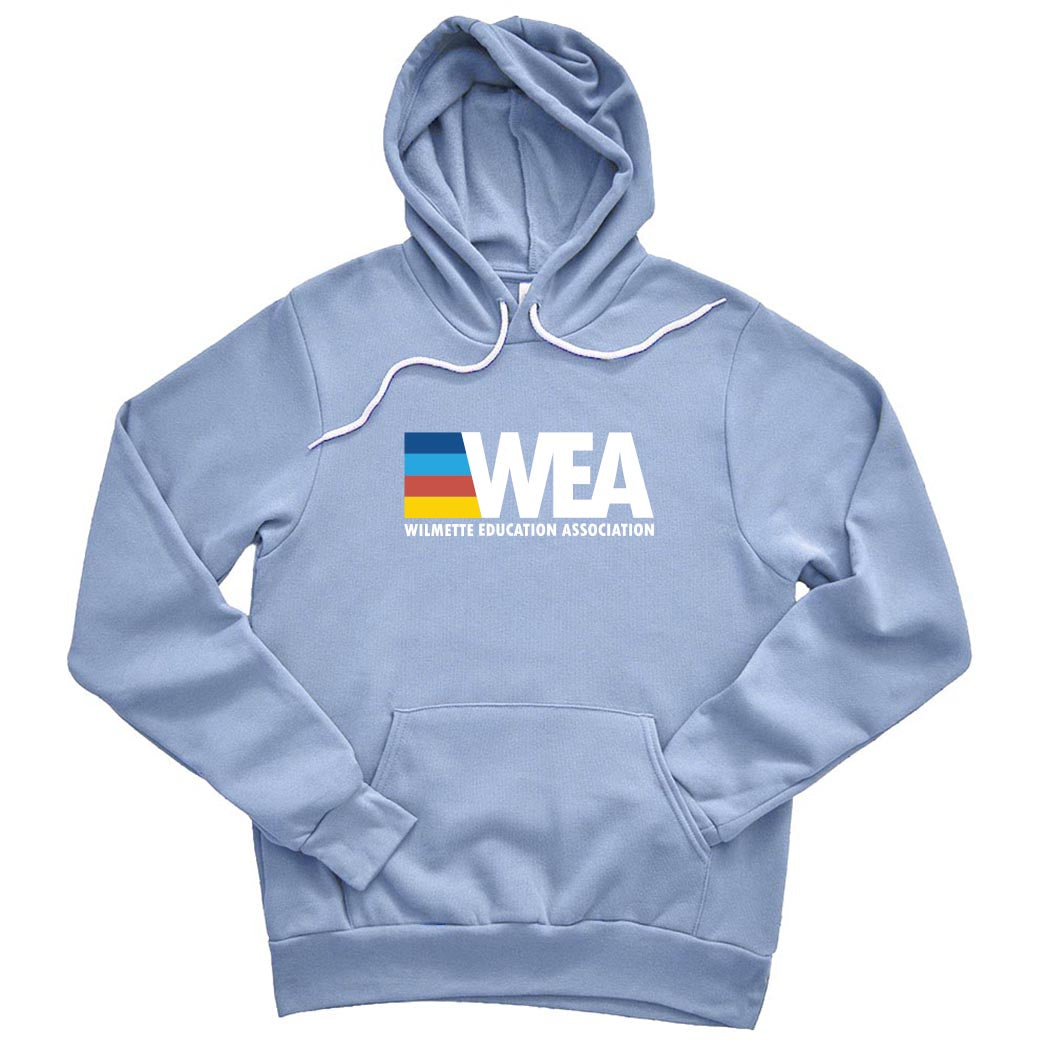 WEA Nation ~ Sponge Fleece Hoodie ~ Wilmette Education Association