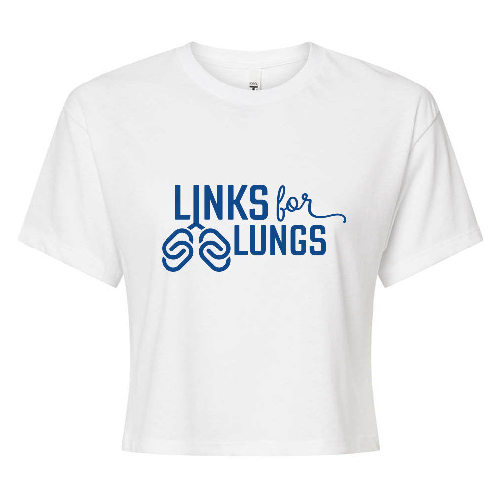 LINKS FOR LUNGS ~ crop tee ~ classic fit
