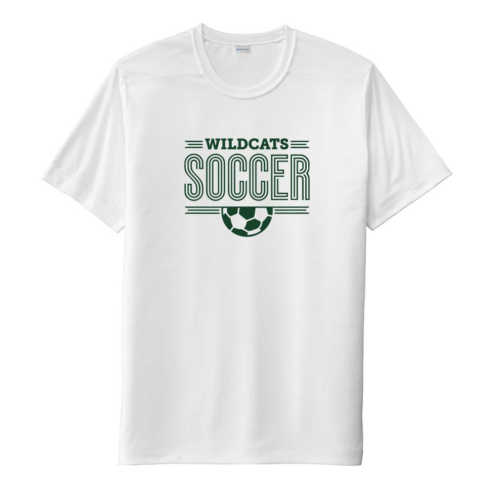 Wildcats Soccer ~ Performance Tee ~ Wood Oaks Junior High Athletics