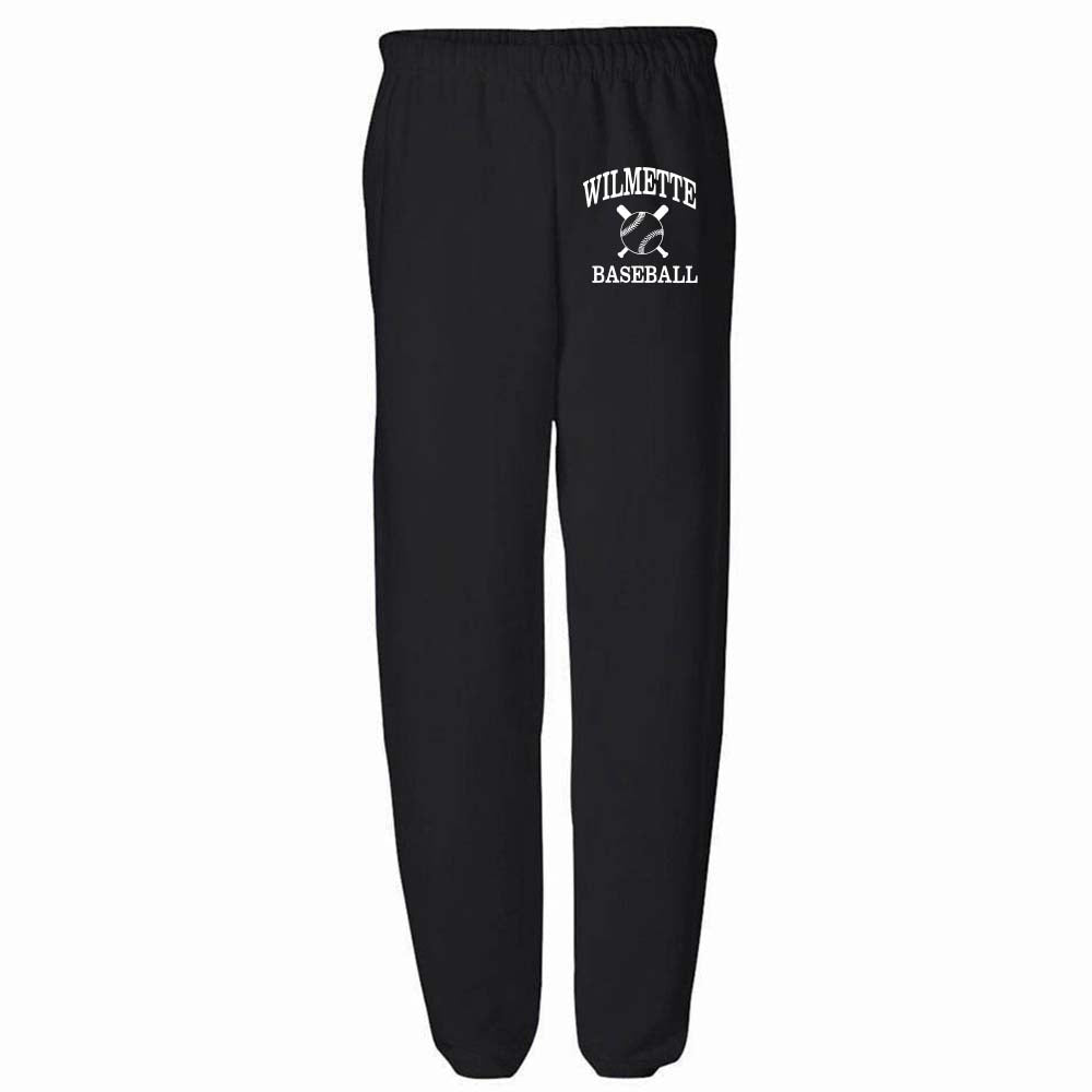 Wilmette Baseball Bats ~ Sweatpants ~ Wilmette Baseball Association