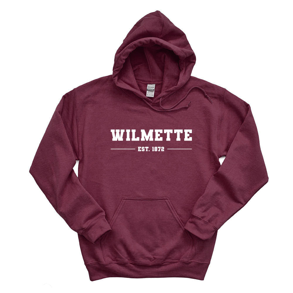 Wilmette Established ~ Hoodie ~ Club Wilmette