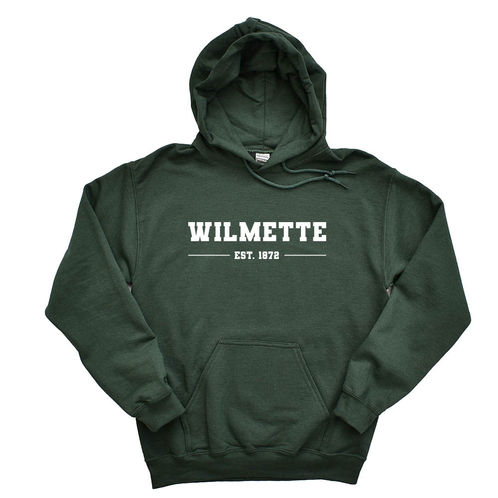 Wilmette Established ~ Hoodie ~ Club Wilmette