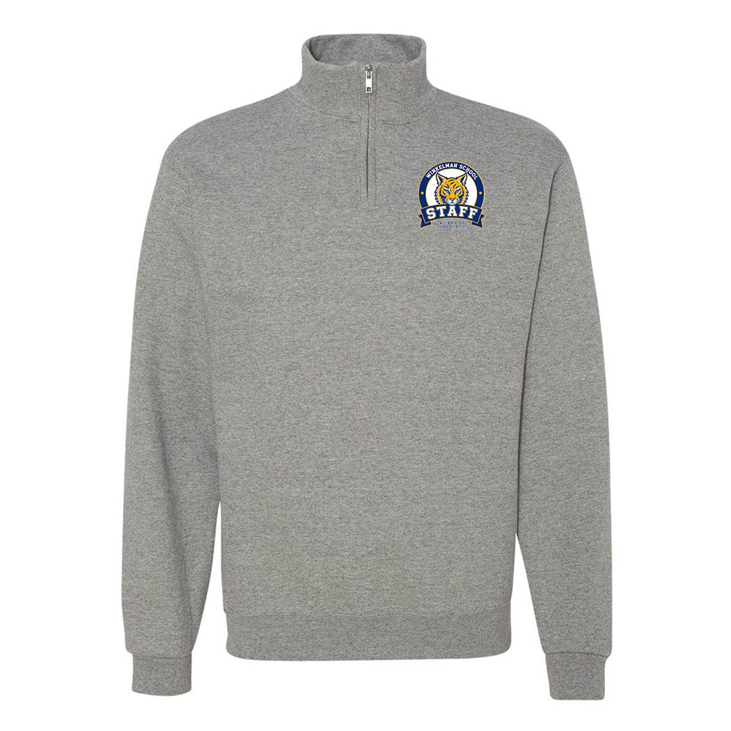 Winkelman Staff Badge ~ Quarter-Zip Sweatshirt ~ Winkelman Elementary School Staff