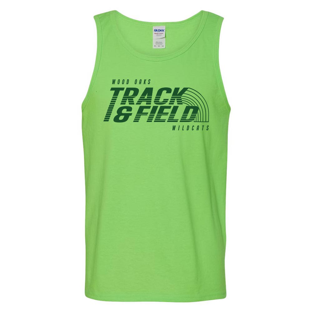 Track & Field ~ Cotton Tank ~ Wood Oaks Athletics