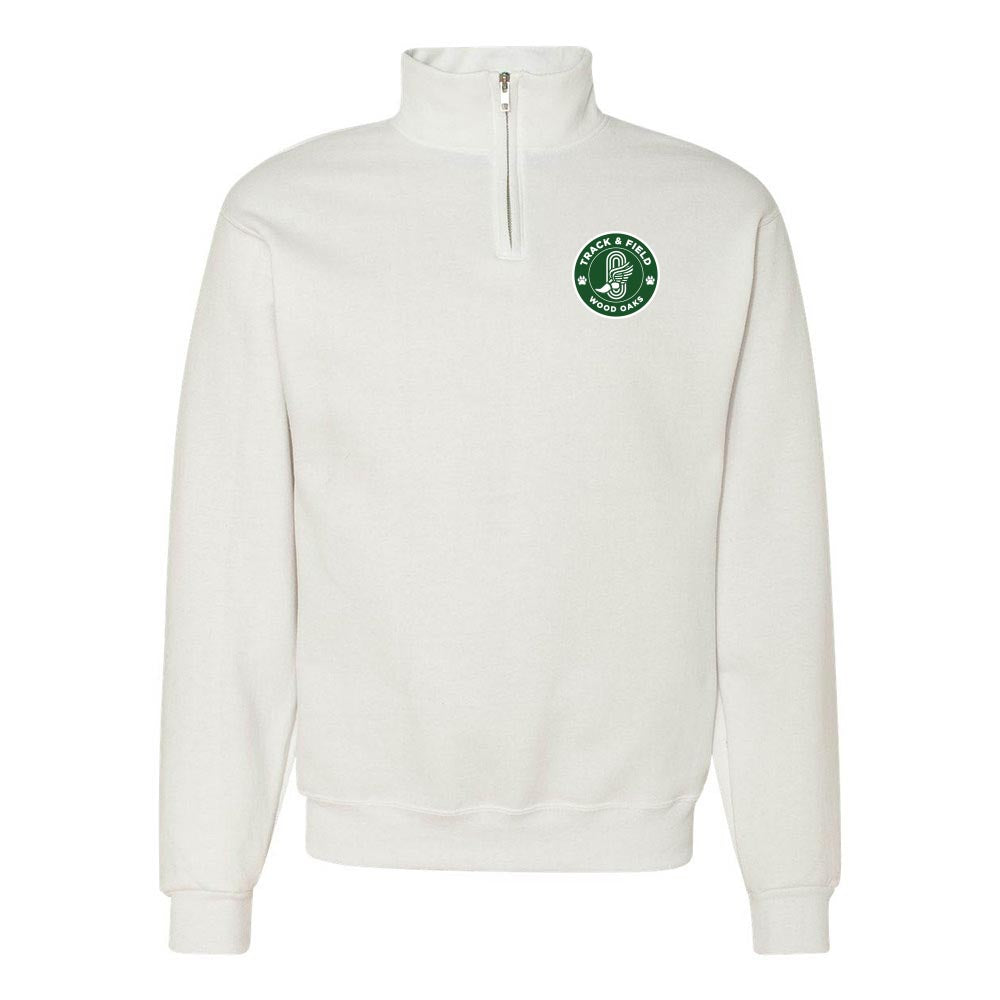 Track & Field ~ Quarter Zip Sweatshirt ~ Wood Oaks Athletics