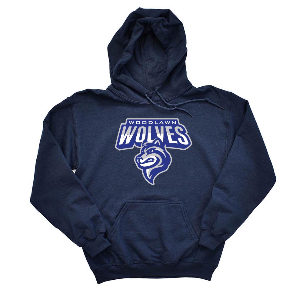 Woodlawn Wolves ~ Hoodie ~ Woodlawn Middle School