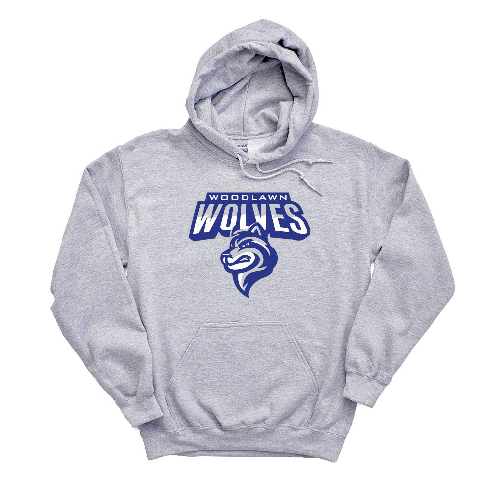 Woodlawn Wolves ~ Hoodie ~ Woodlawn Middle School
