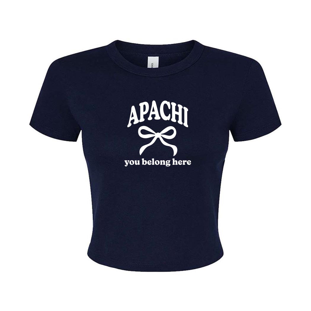 You Belong Here ~ Micro Rib Baby T-Shirt ~ Apachi Day Camp