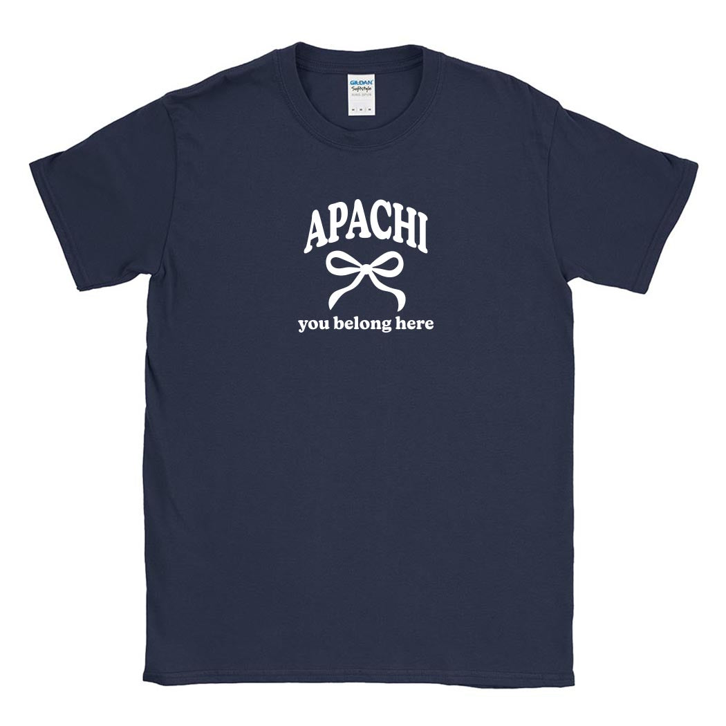 You Belong Here ~ Cotton T-Shirt ~ Apachi Day Camp