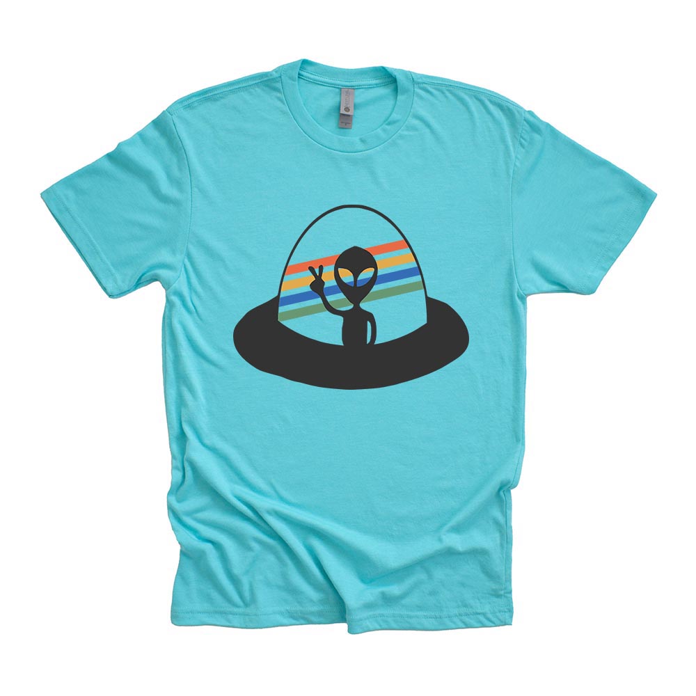 ALIEN UFO <br/>unisex triblend tee - humanKIND