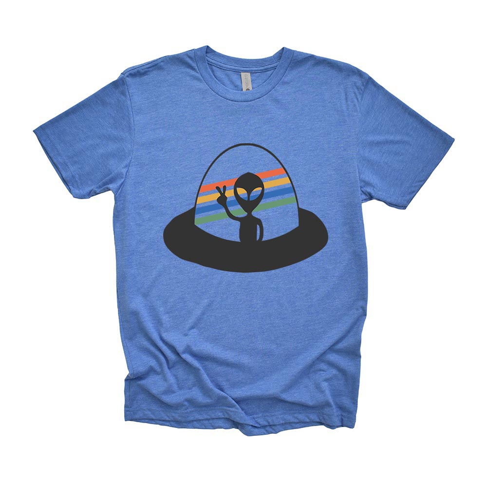 ALIEN UFO <br/>unisex triblend tee - humanKIND