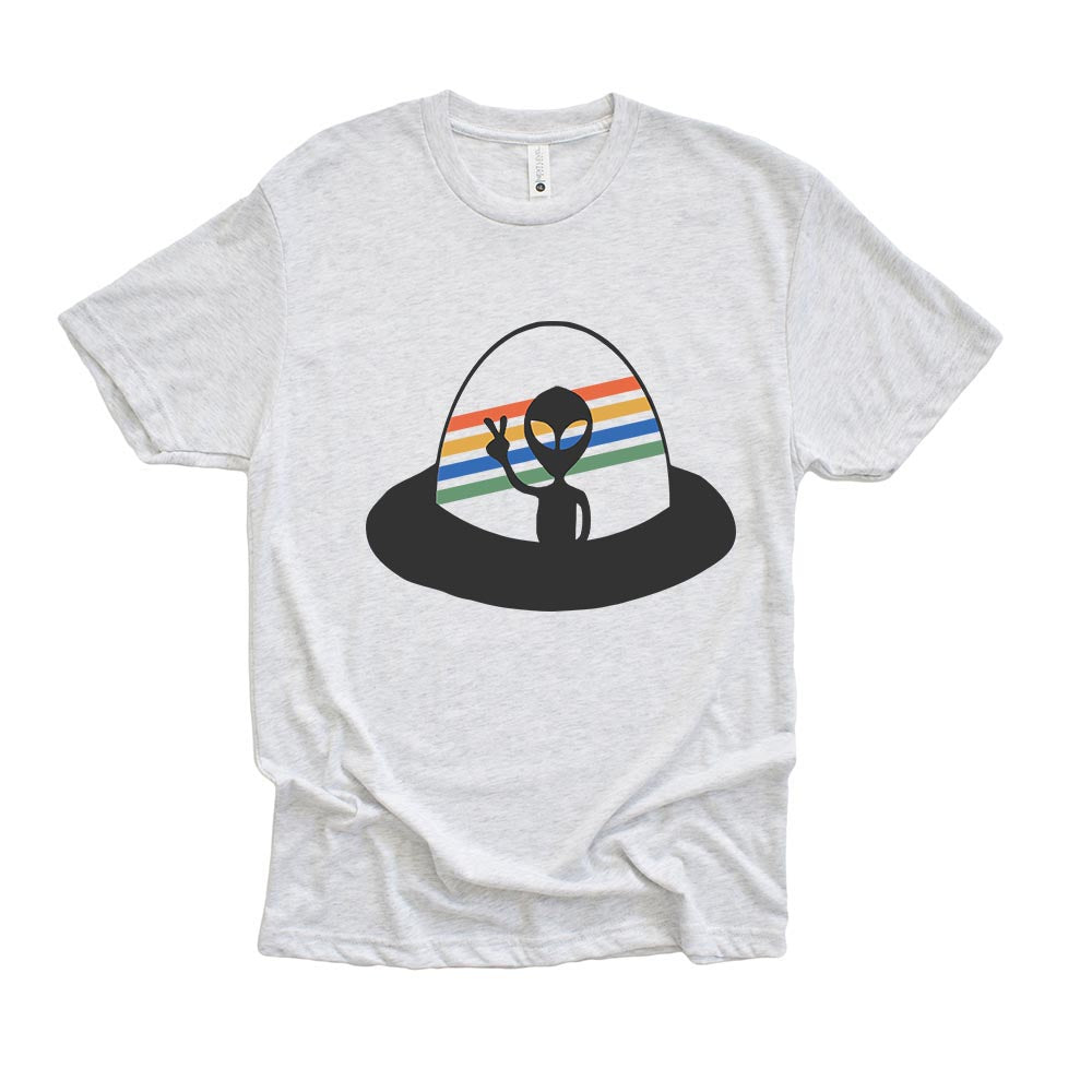 ALIEN UFO <br/>unisex triblend tee - humanKIND