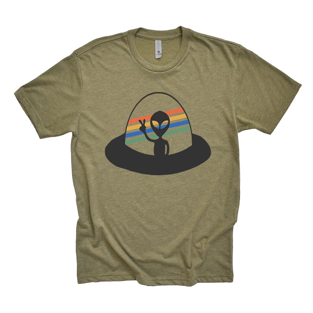 ALIEN UFO <br/>unisex triblend tee - humanKIND