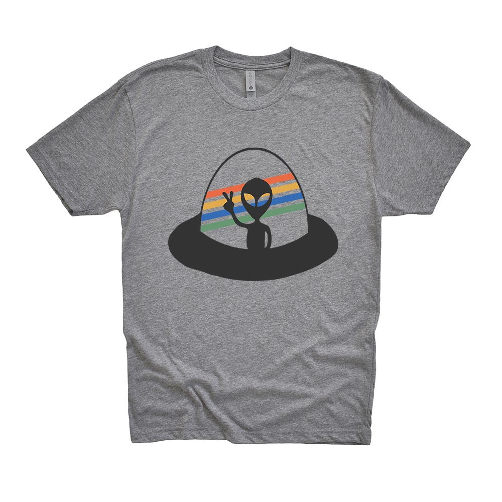 ALIEN UFO <br/>unisex triblend tee - humanKIND