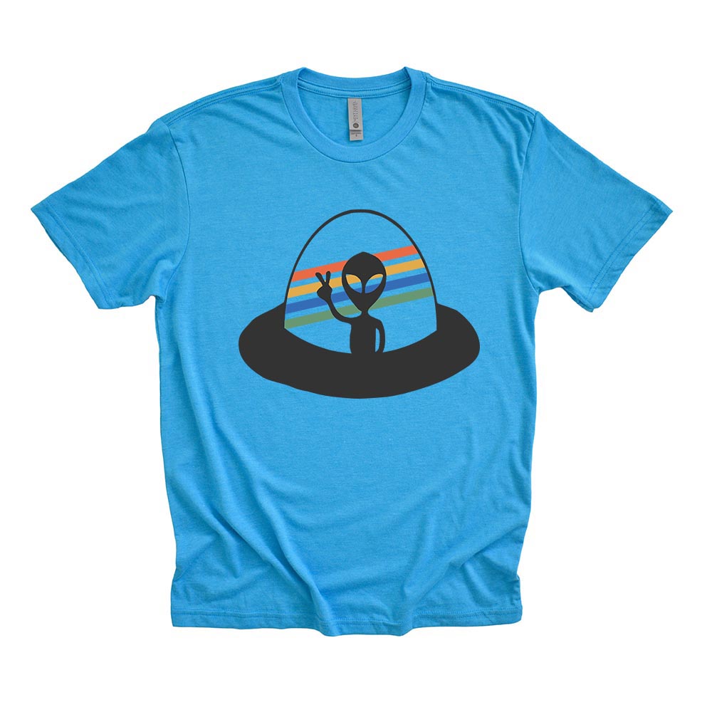 ALIEN UFO <br/>unisex triblend tee - humanKIND