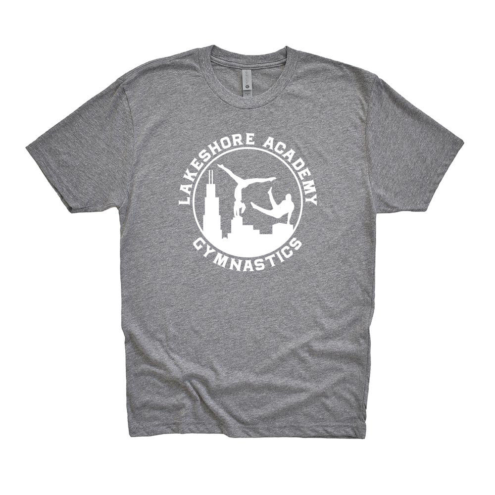 Logo ~ Triblend T-Shirt ~ Lakeshore Academy Gymnastics