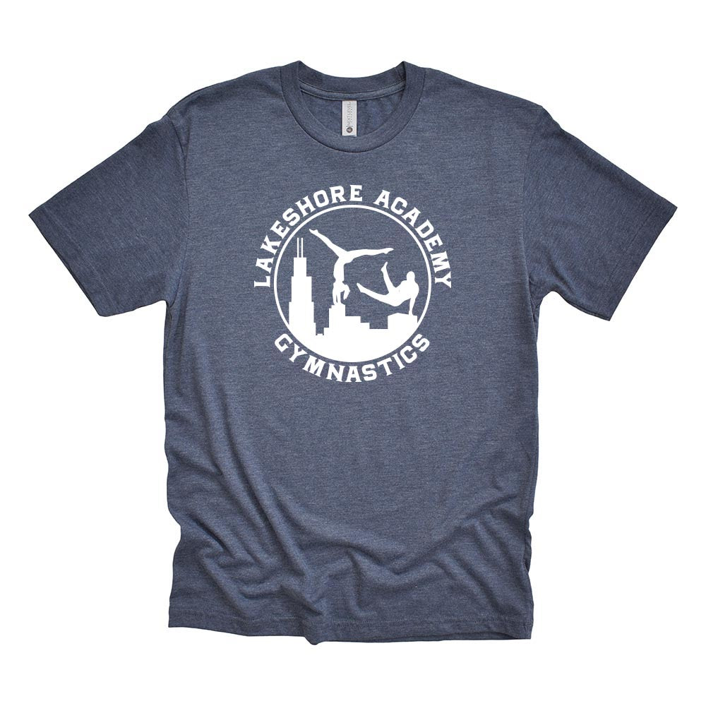 Logo ~ Triblend T-Shirt ~ Lakeshore Academy Gymnastics