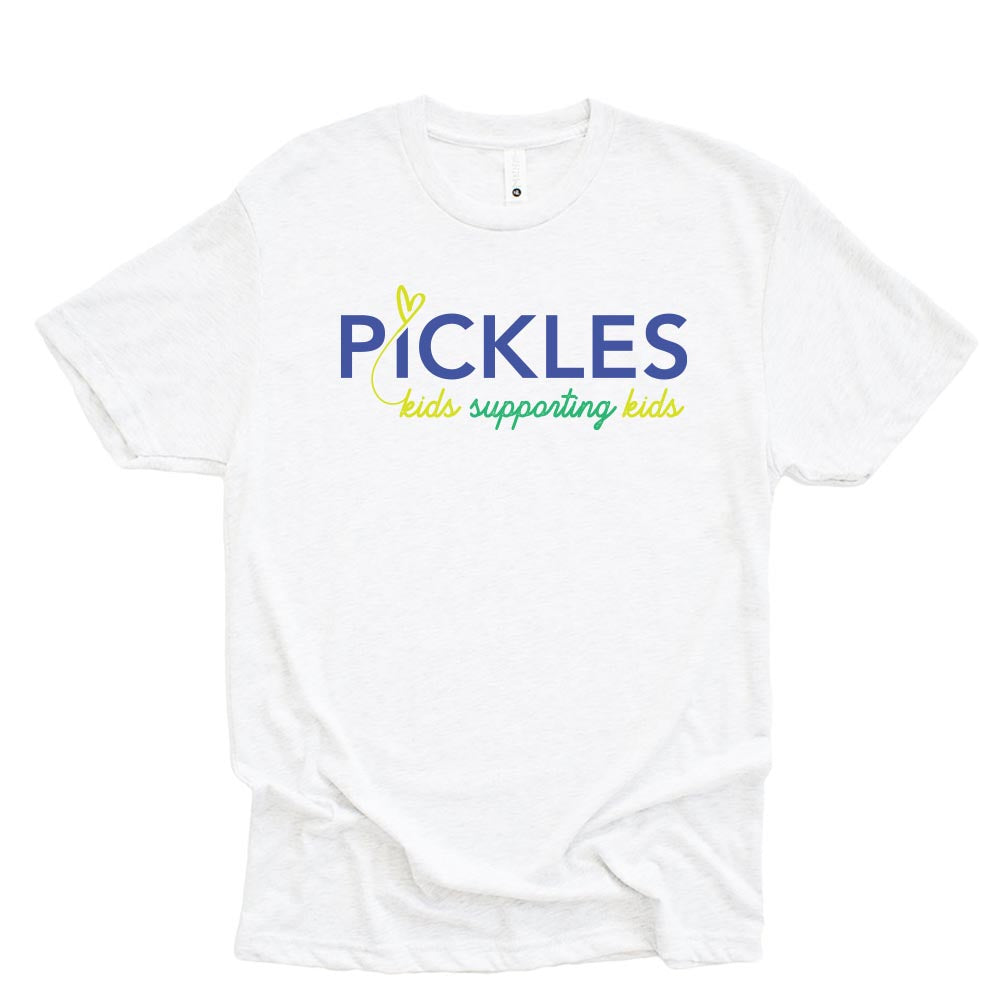 PICKLES LOGO and ACRONYM  unisex jersey tee  classic fit - humanKIND