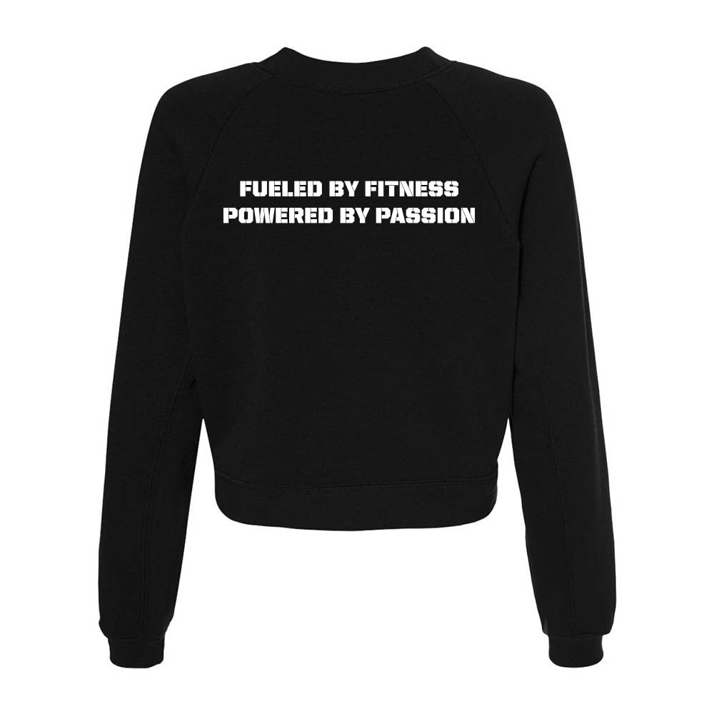 KRYSTAL'S BODY SHOP <br/>RAGLAN CROP FLEECE classic fit - humanKIND