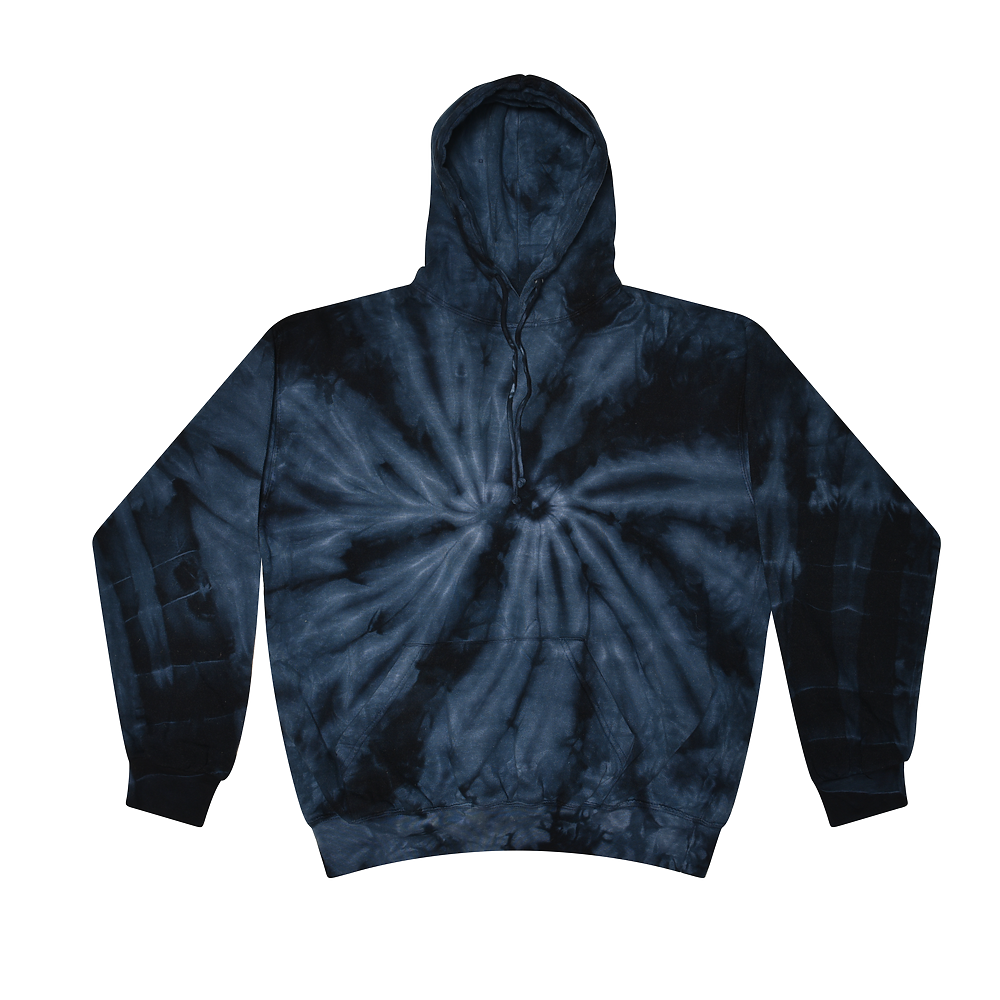 Custom ~ Tie Dye Hoodie ~ Meridian School-spider navy