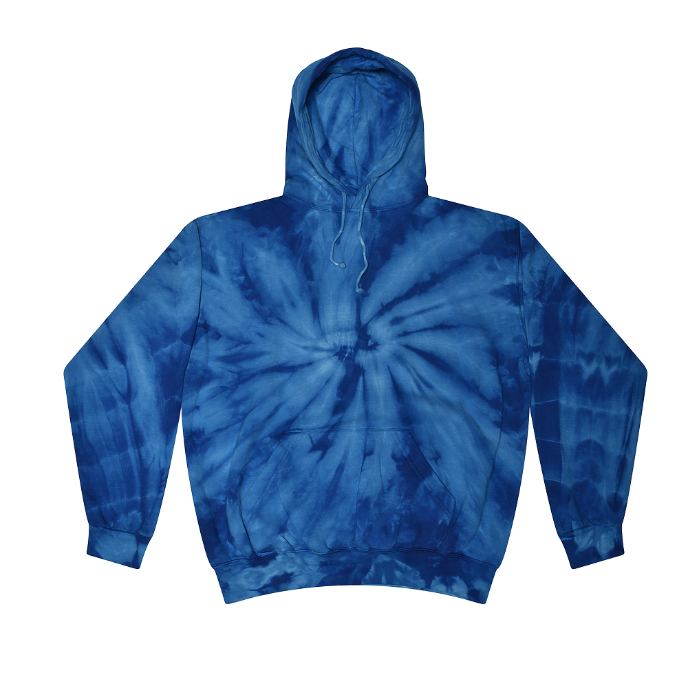 Custom ~ Tie Dye Hoodie ~ Meridian School-spider royal