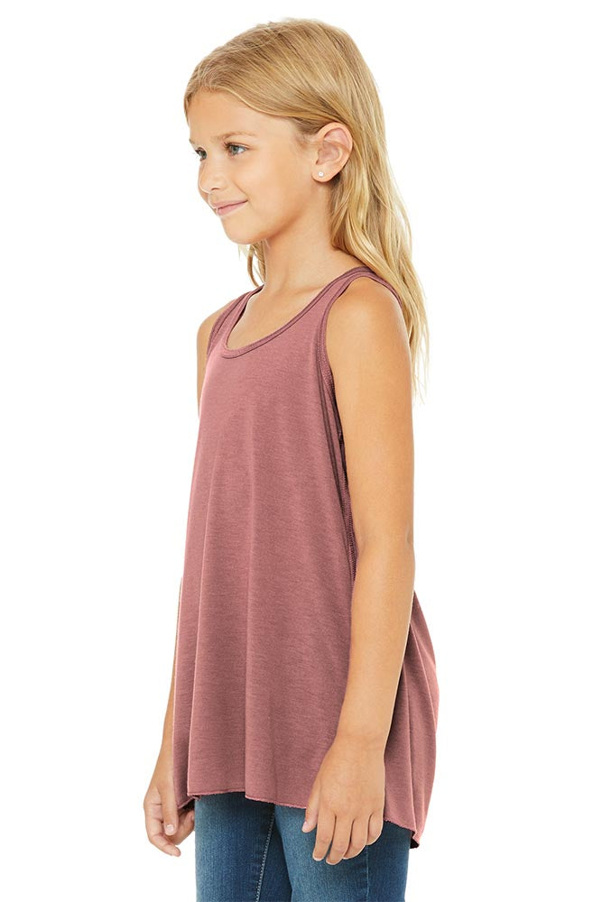 YOUTH FLOWY RACERBACK TANK <br />bella + canvas - humanKIND