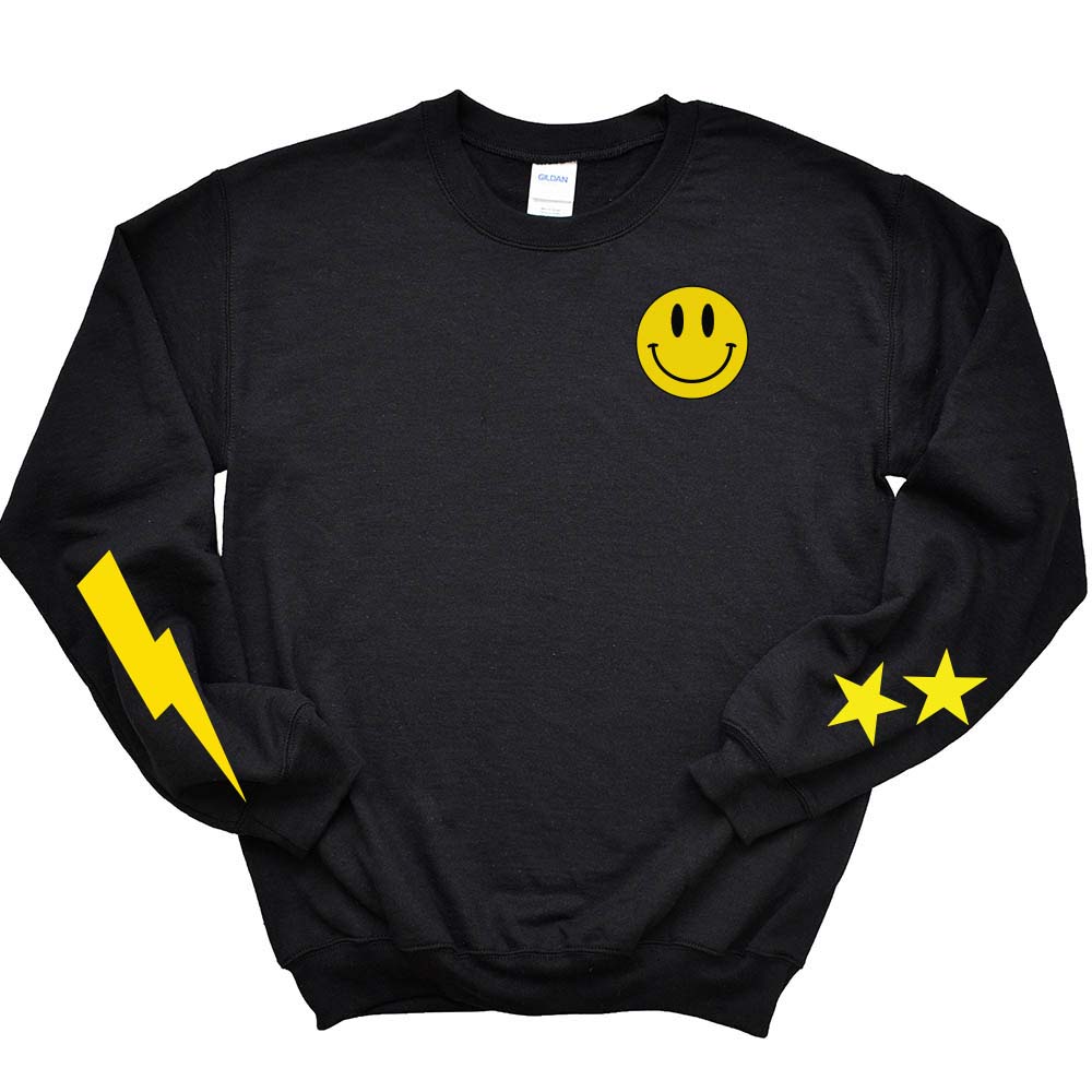 AMPED ~ black sweatshirt ~ classic unisex fit