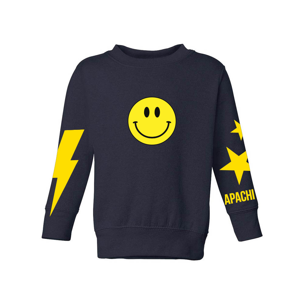 AMPED FOR CAMP SWEATSHIRT ~ APACHI DAY CAMP ~ toddler ~ classic fit