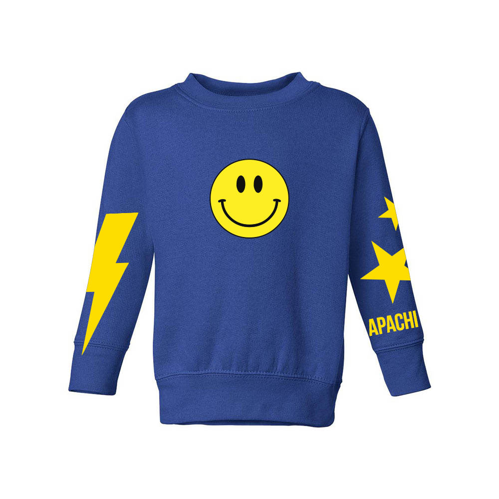 AMPED FOR CAMP SWEATSHIRT ~ APACHI DAY CAMP ~ toddler ~ classic fit